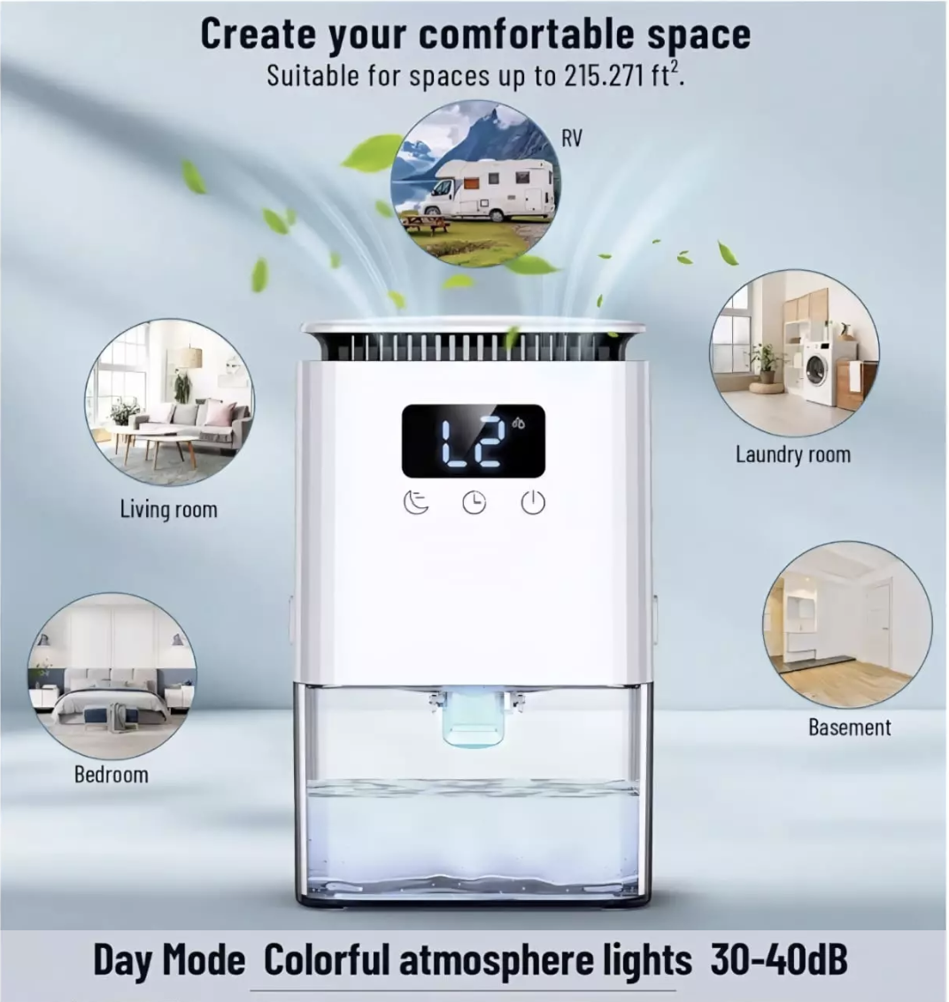 OSMOS 1.3L Mini Dehumidifier