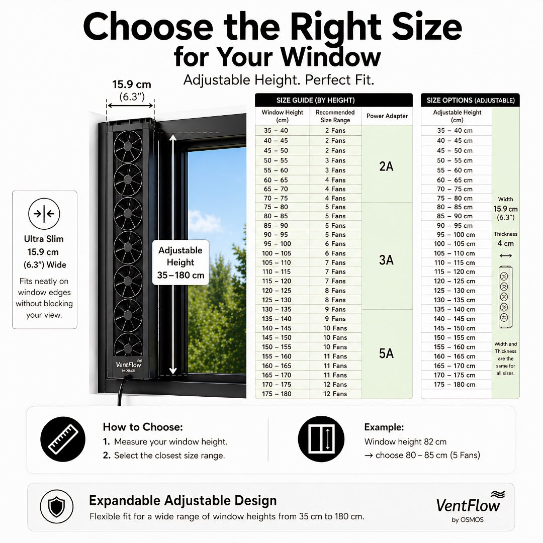 Window Ventilation Exhaust Fan